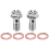 2x Ανοξείδωτη βίδα φρένου μοτοσικλέτας M10 x 1.0mm Κεντρική αντλία φρένων δαγκάνας 2