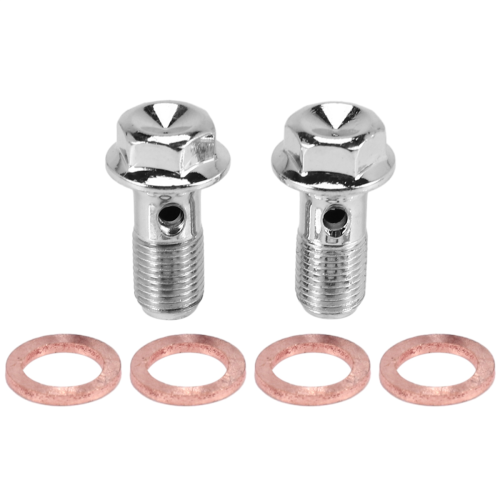 2x Ανοξείδωτη βίδα φρένου μοτοσικλέτας M10 x 1.0mm Κεντρική αντλία φρένων δαγκάνας 1