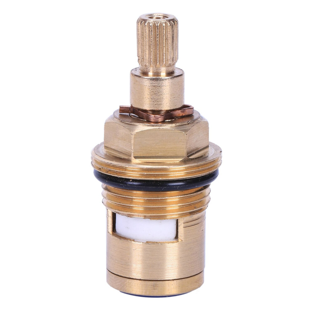 1 Pz. Inserto Valvola Rubinetto A Disco In Ceramica In Ottone, Premistoppa A Un Quarto Di Giro