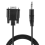 Καλώδιο δεδομένων DB 9 θηλυκό σε 3,5 mm (1/8in) TRS στερεοφωνικό αρσενικό σειριακό - 6 πόδια 2