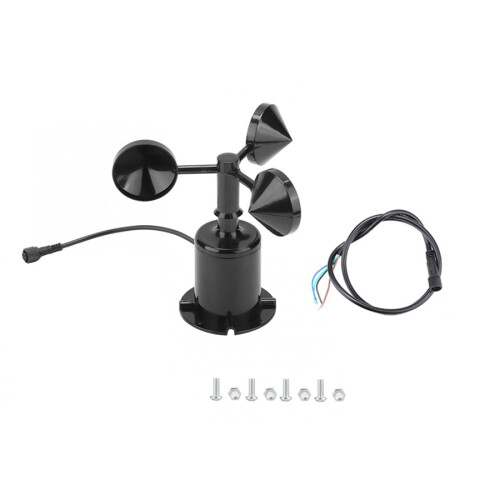 0-70M/S Wind Speed Sensor Signal Output Pulse Type Three Cups DC5-30V