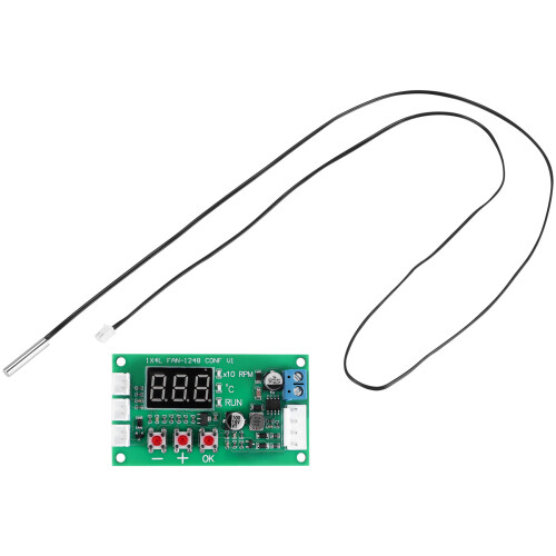 DC 12V 24V 48V 5A 2 3 4 Wire PWM κινητήρας Έλεγχος θερμοκρασίας ταχύτητας ανεμιστήρα