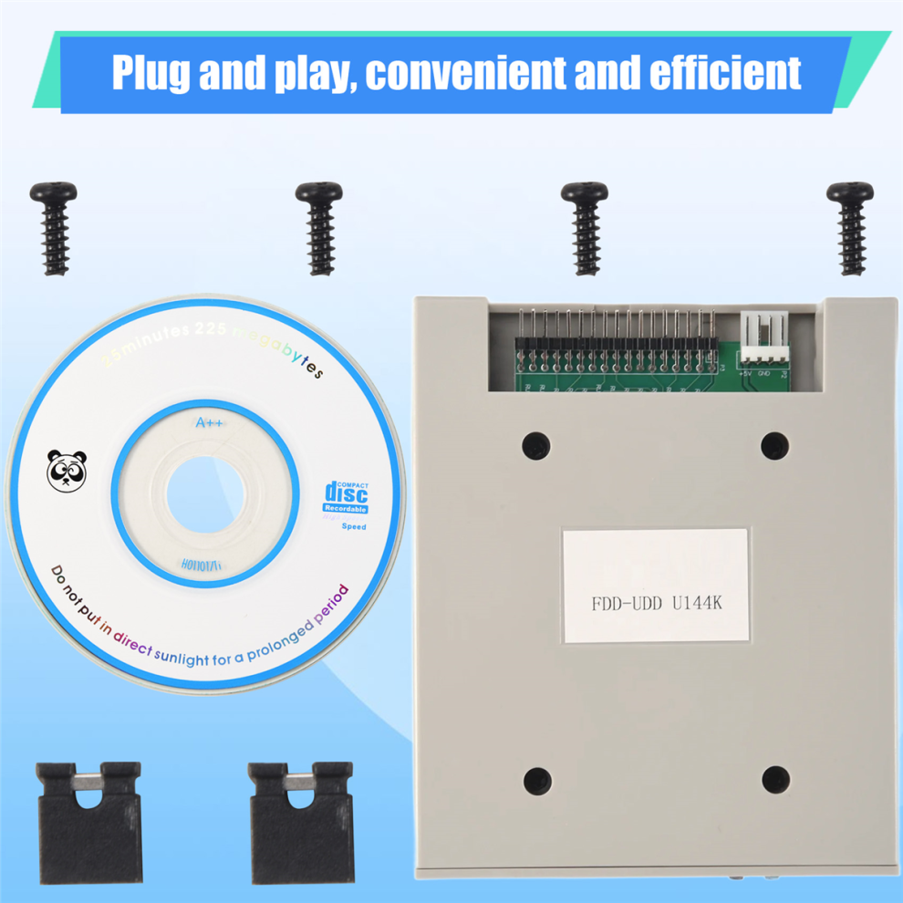 Adattatore USB Per Unità Floppy 1.44 MB, Connettore A 34 Pin, Plug And Play - 3