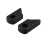 2PCS Universal Bicycle Fixed Gear Rubber Crank Protector Cover, Μαύρο 3