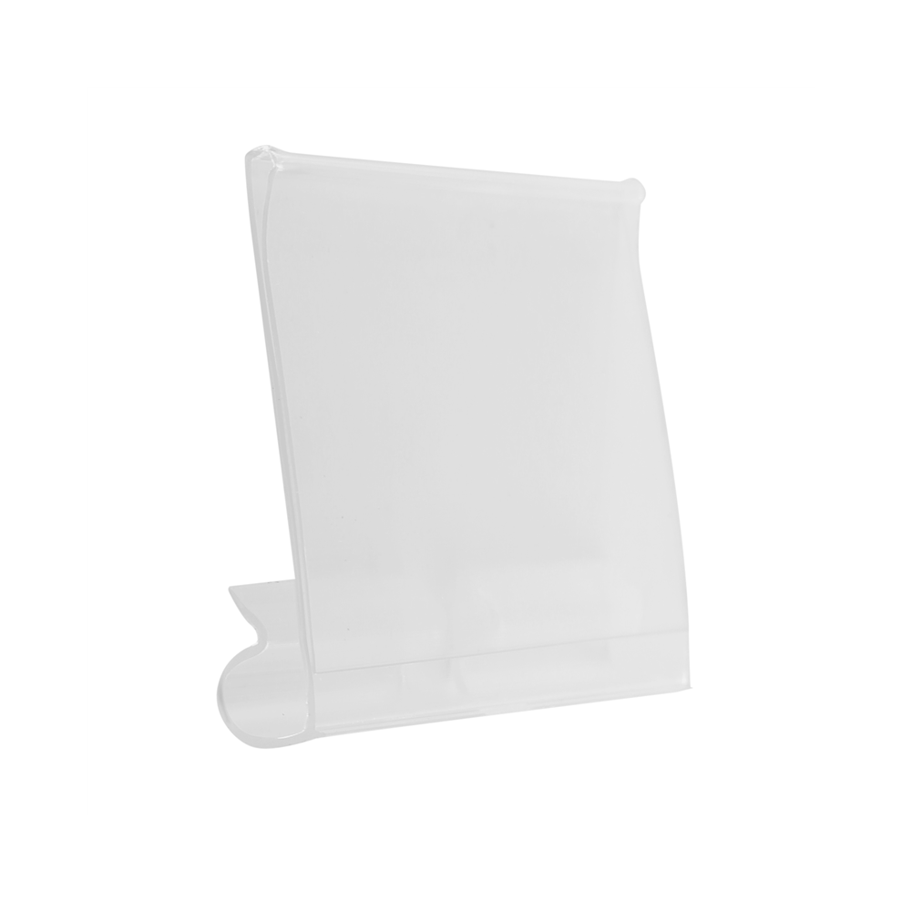 100 Pezzi Di Porta Etichette In Plastica Trasparente Per Etichette Di Prezzo Al Dettaglio Su Ripiani In Filo Metallico-image