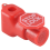 Peg Hook Lock Stop Lock 100 τμχ Πλαστικό κόκκινο Stop Lock Αντικλεπτική κλειδαριά 6