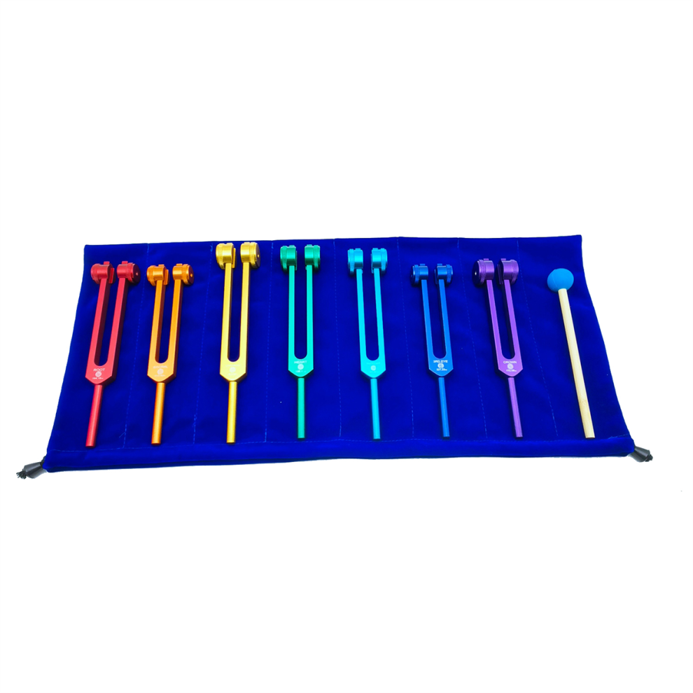 Bez Marki Tuning Fork For Healing 7 Chakra Sets For Meditation, Energy Balance