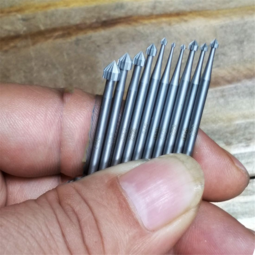 10Pcs Jewelry Setting Burr - 3/32In Shank Stone Setting Burs Cylinder 2