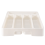 Drawer Tray Spoon Cutlery Separation Finishing Storage Box White 3