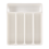 Drawer Tray Spoon Cutlery Separation Finishing Storage Box White 1