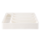 Drawer Tray Spoon Cutlery Separation Finishing Storage Box White 4