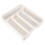 Drawer Tray Spoon Cutlery Separation Finishing Storage Box White 6