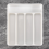 Drawer Tray Spoon Cutlery Separation Finishing Storage Box White 7