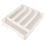 Drawer Tray Spoon Cutlery Separation Finishing Storage Box White 5