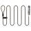 4 Digital Universal Lock USB Laptop Security Cable Lock for Computer 3
