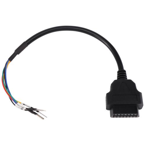 Câble Adaptateur Diagnostic OBD2 6 à 16 Broches - Pour Moto Honda, Suzuki - Longueur 33cm, Connecteurs Dorés