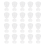 Clear Plastic Wine Glass Recyclable - Shatterproof Wine Goblet, 20Pcs 2