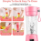 Portable Blender Mini Blender for Shakes and Smoothies with 6 Blades 3