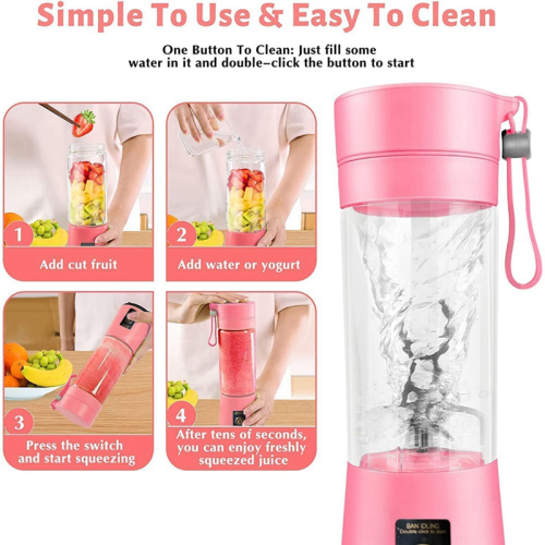 Portable Blender Mini Blender for Shakes and Smoothies with 6 Blades 2