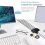 KVM-switch USB-switch fælles kontrolleradapter 4 indgange 4 udgange 5