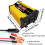 DC12V til AC 220V 4000W bilinverter LED-display 2 USB strømkonverter 5
