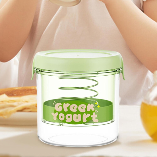 Yoghurt Whey Separator, Fine Mesh Filter for Yogurt, Soy Milk, Cheese Green 1