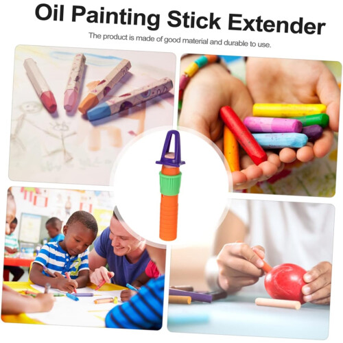 20 pcs oil pastel extender wax crayon pencil sharpener extender holder 1