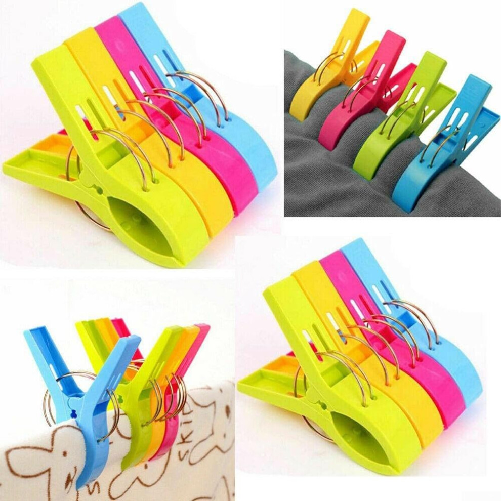 Practical MultiPack Towel Clips made from materials for long durability (12 pieces) 12pcs