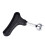 Golf Cleat Wrench Removing Tool for Easy Spike Replacement Comfortable Handle Black Size 1