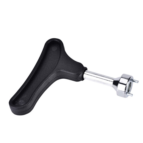 Golf Cleat Wrench Removing Tool for Easy Spike Replacement Comfortable Handle Black Size