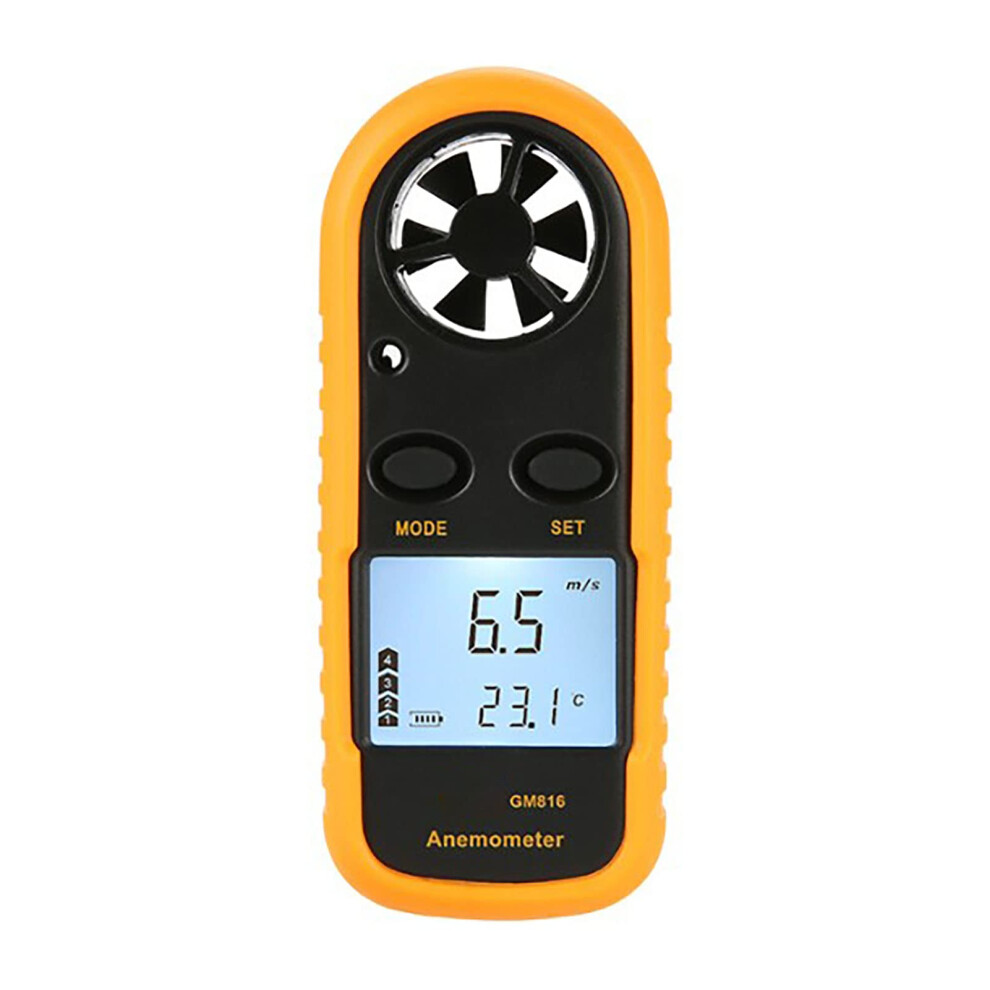 Wind Speed Meter Digital Anemometer For Measuring Wind Speed And Temperature. / Average 6276012011196