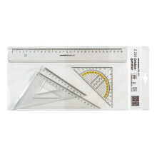 Z310 Drawing Set 4 Piece Plastic Smoky Grey Colour