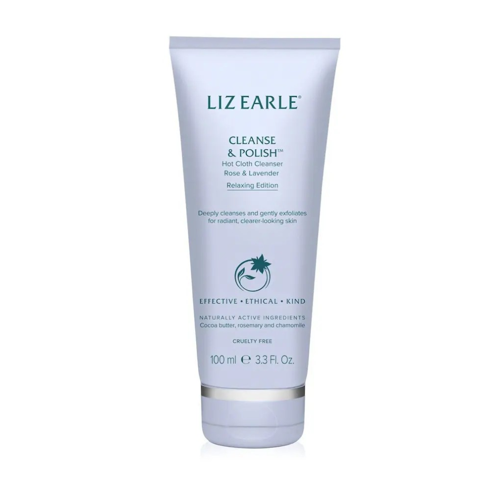 Liz Earle Lavender Cleanse & Polish Hot Cloth Cleanser Rose & 100Ml