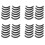 12 Pcs Rubber Makeup Tool Eyelash Curler Replacement Pads for Lady 1