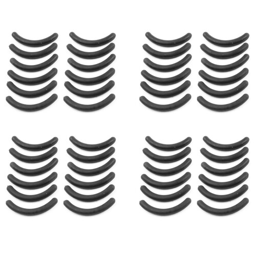 12 Pcs Rubber Makeup Tool Eyelash Curler Replacement Pads for Lady
