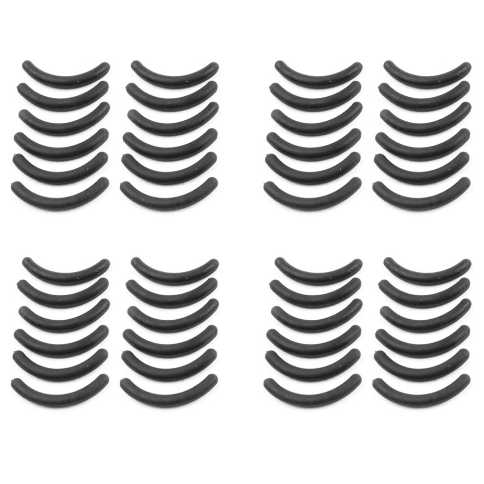 12 Pcs Rubber Makeup Tool Eyelash Curler Replacement Pads for Lady