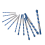12 Pcs Masonry Drill Bits Set 3mm to 12mm Carbide Twist Tips 7