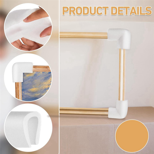 12 Pcs Photo Mirror TV Frame Edge Protection Corners Protectors 1