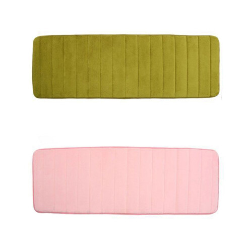 120x40cm Absorbent Nonslip Memory Foam Floor Mat Carpet Pink 1
