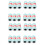 12 Rolls Sticker 57mm x 30mm Self-Adhesive Thermal Printer 1