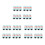 12 Rolls Sticker 57mm x 30mm Self-Adhesive Thermal Printer 1