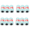 12 Rolls Sticker 57mm x 30mm Self-Adhesive Thermal Printer 5