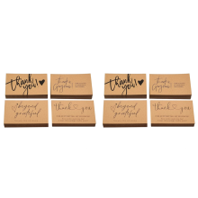 120 Pcs Exquisite Kraft Paper Thank You Cards ,for Small Business