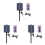 1200mAh Solar Panel Control Box Kits Lithium Battery Panel 1