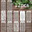 12 Pieces Stencils for Crafts, for Painting on Card Making 2