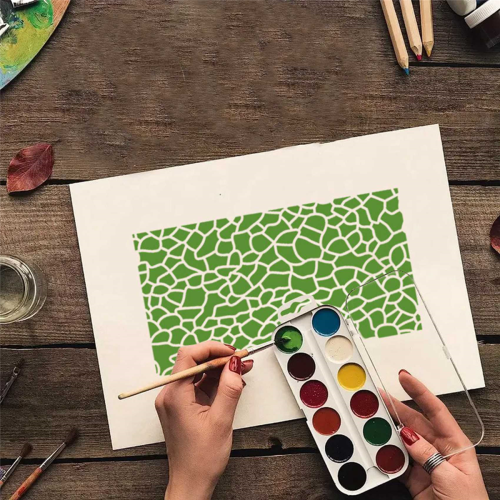 12 Pieces Stencils for Crafts, for Painting on Card Making 2