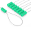 120 Steel Cable Seals Metal Security Seal,Green 3