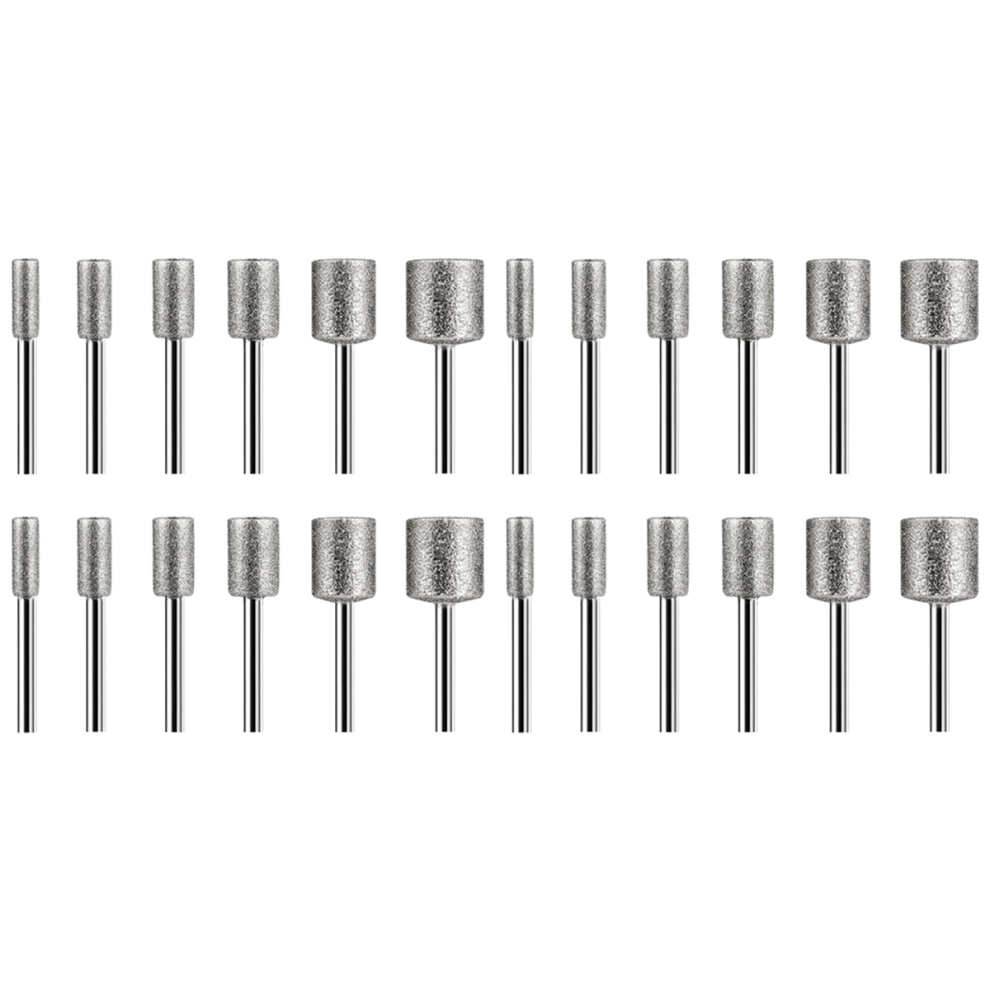 12Pcs Diamond Burr Bits For Stone Rocks Ceramics Rotary Tools 4713408111082