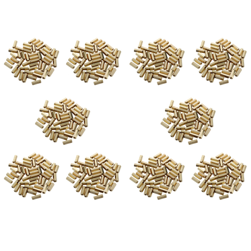 12Mm Metal Hexagonal M3 Female Thread Pcb Standoff Spacers 50 Pcs 4713408108259