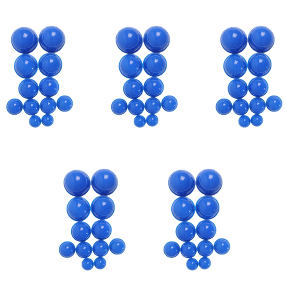 Blue 12Pcs Health Care Vacuum Cupping Cups Silicone Suction Massage